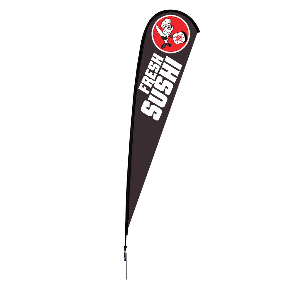 15 ft. X-Large Sunbird Flag — Single Sided Graphic Package / Spike Base